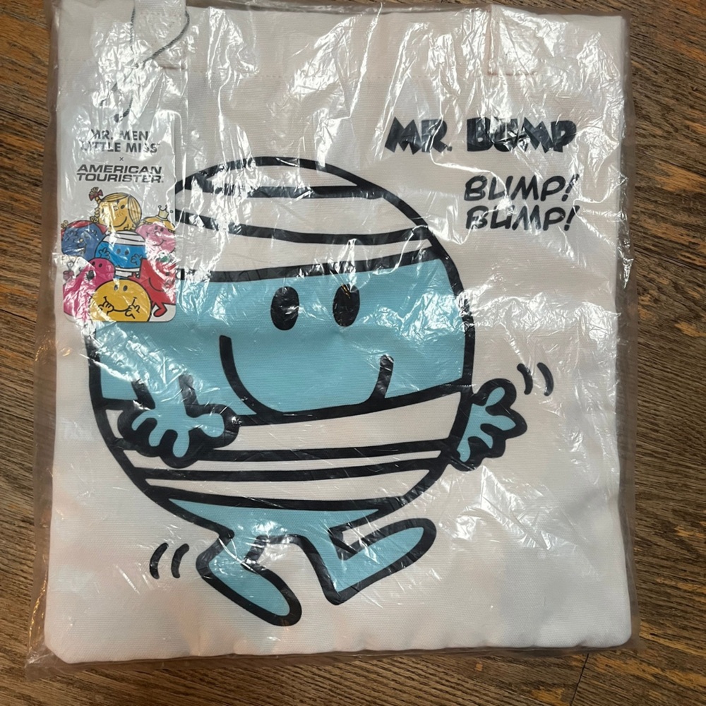 Mr. Men Little Miss long handled tote bag Mr. Bump